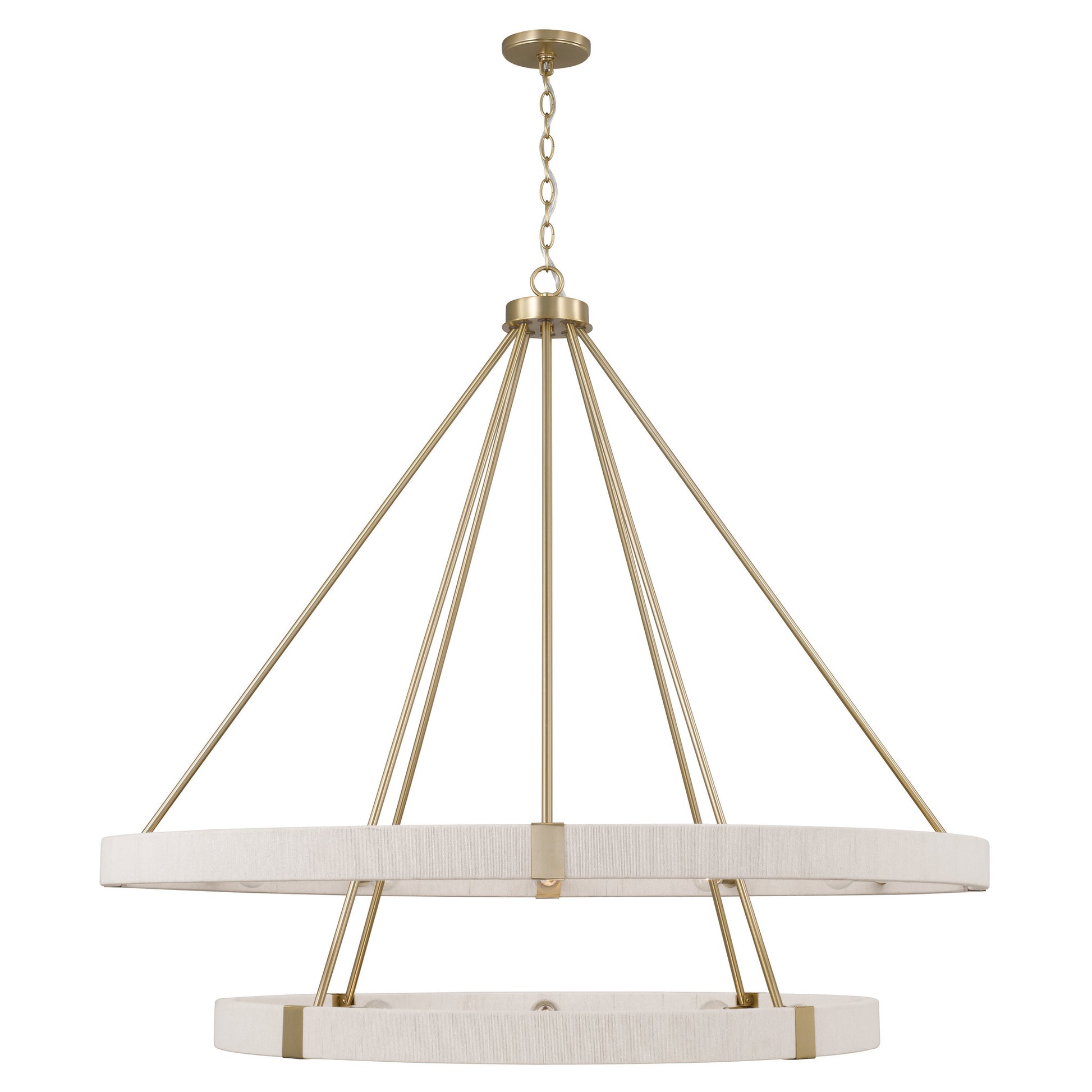 Capital Delaney Two-Tier Chandelier in Matte Brass