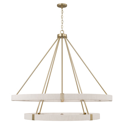 Capital Delaney Two-Tier Chandelier in Matte Brass