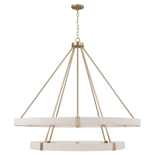 Capital Delaney Two-Tier Chandelier in Matte Brass
