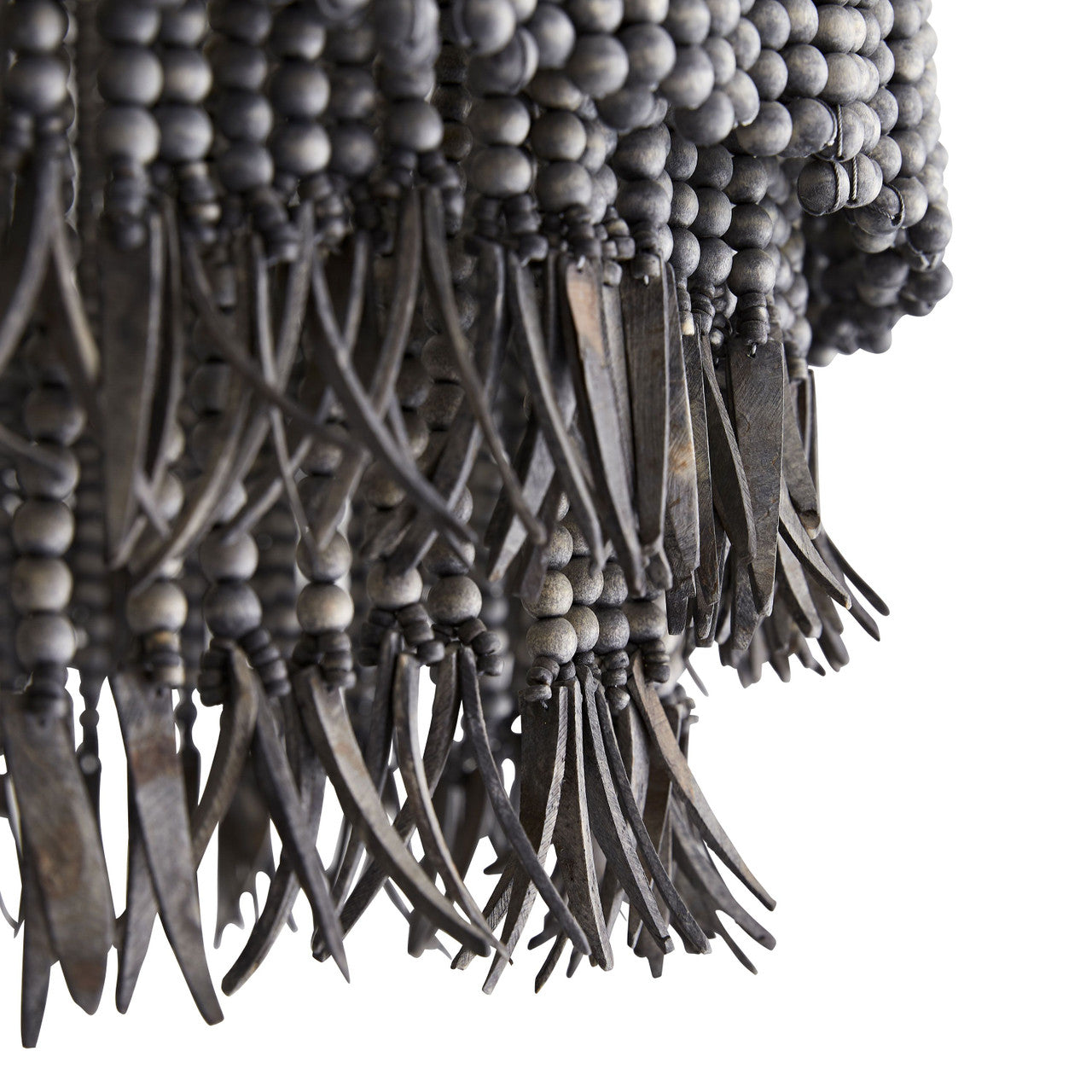Arteriors Home Baja Chandelier Dark Gray Wash detail