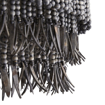 Arteriors Home Baja Chandelier Dark Gray Wash detail