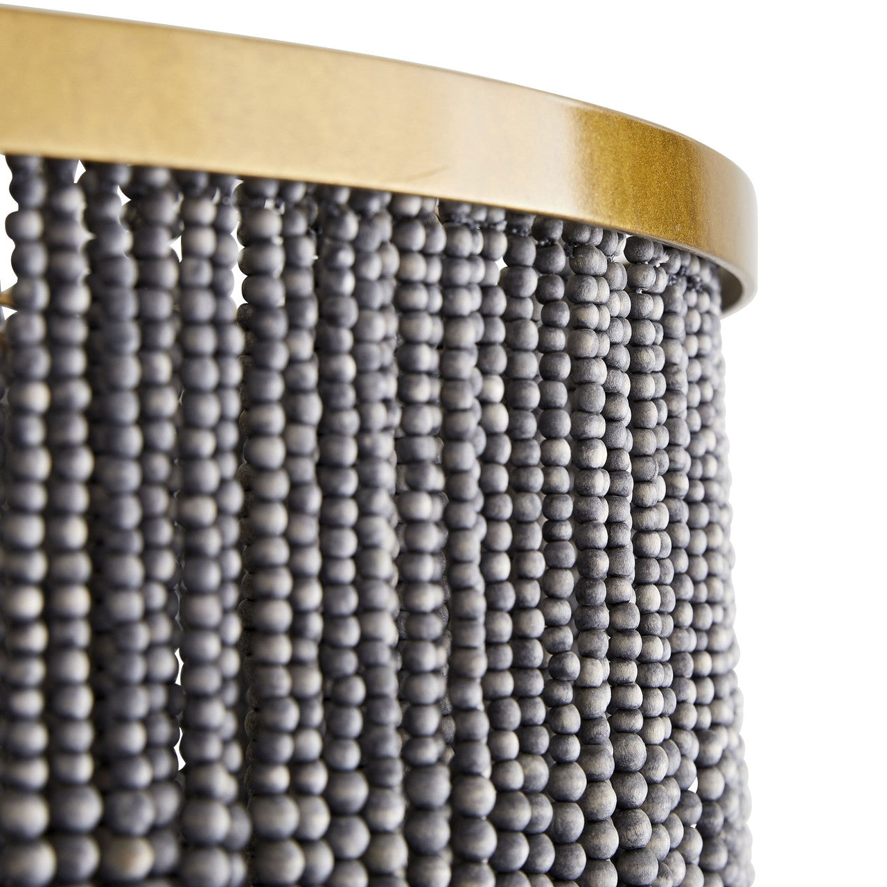 Arteriors Home Baja Chandelier Dark Gray Wash detail