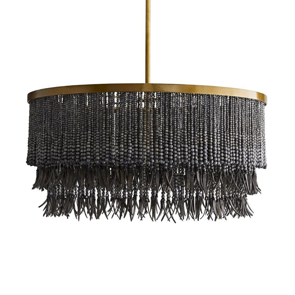 Arteriors Home Baja Chandelier Dark Gray Wash