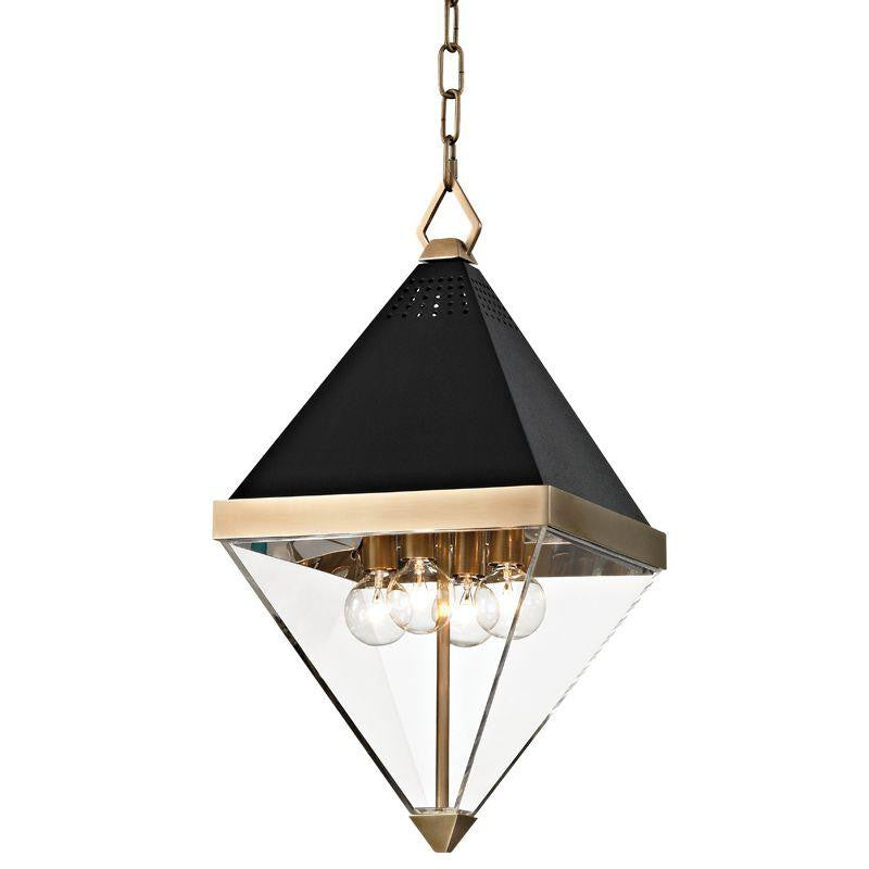 Hudson Valley Coltrane Pendant Antique Brass