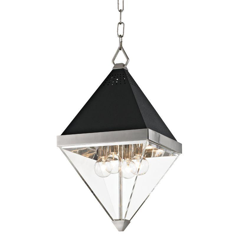 Hudson Valley Coltrane Pendant Polished Nickel