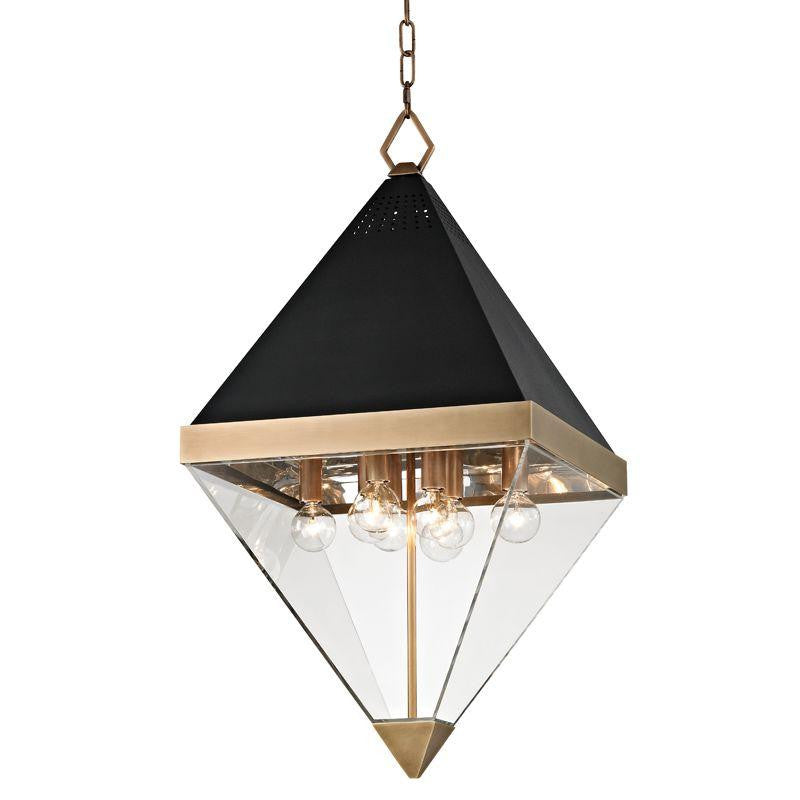 Hudson Valley Coltrane Pendant Antique Brass