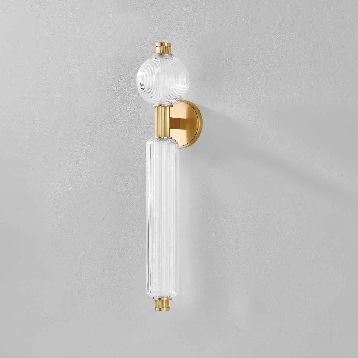 Corbett Atom Wall Sconce Vintage Brass Detail 1