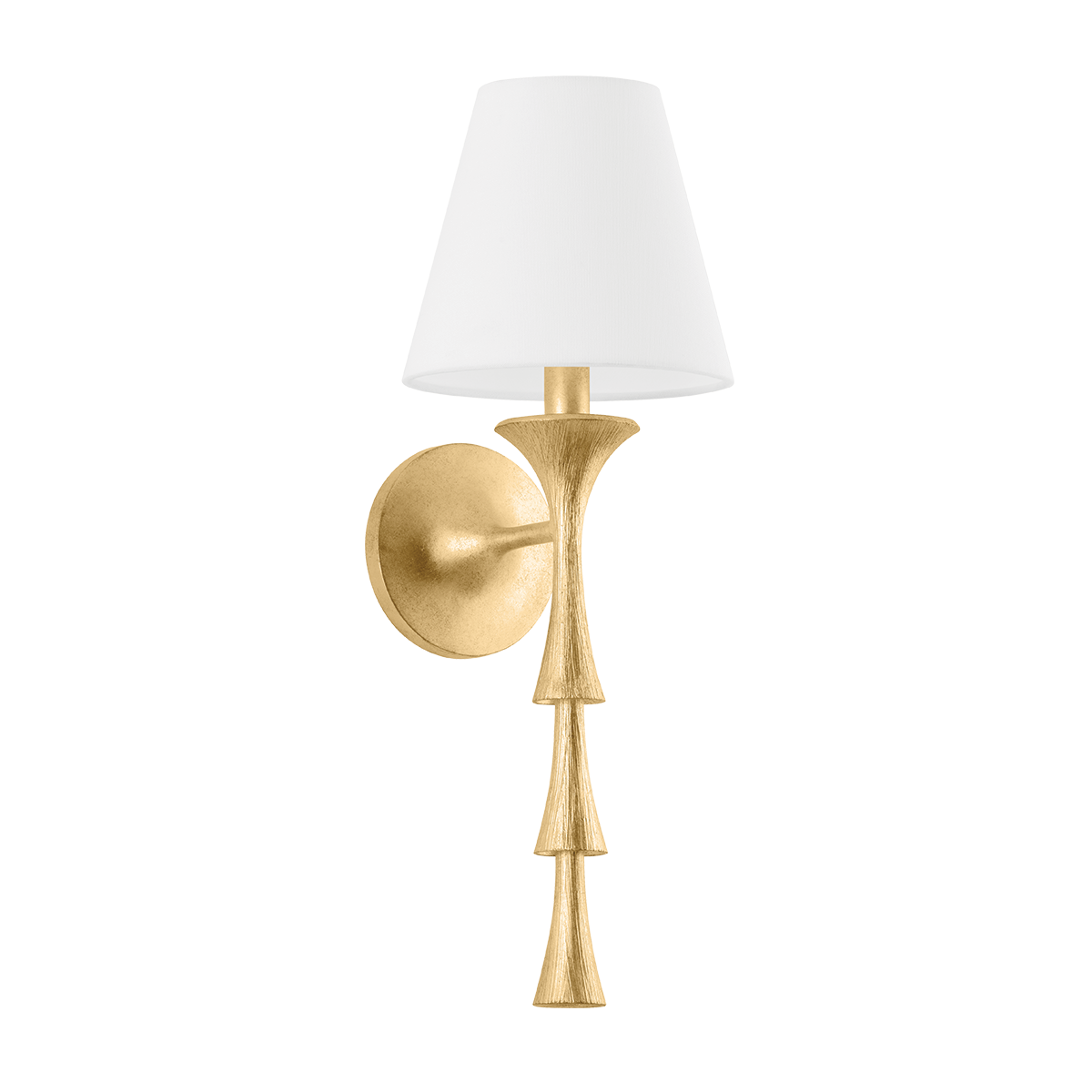 Hudson Valley Vails Gate Wall Sconce Vintage Gold Leaf