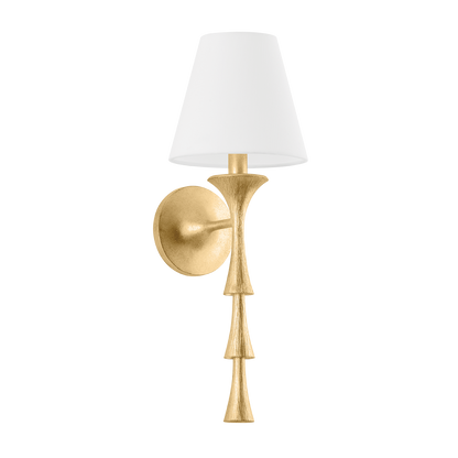 Hudson Valley Vails Gate Wall Sconce Vintage Gold Leaf
