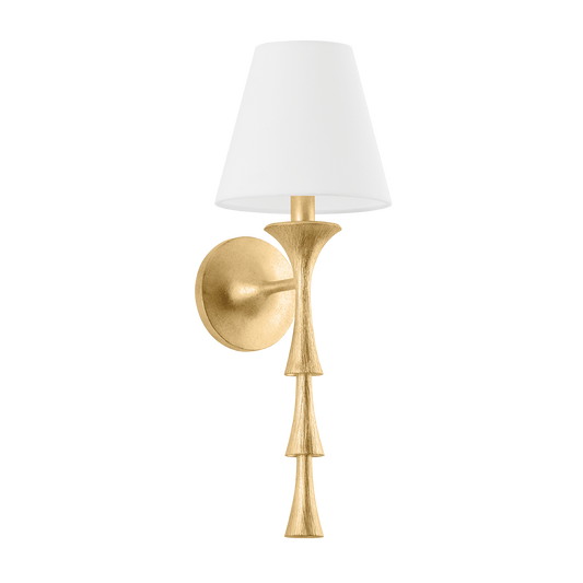 Hudson Valley Vails Gate Wall Sconce Vintage Gold Leaf