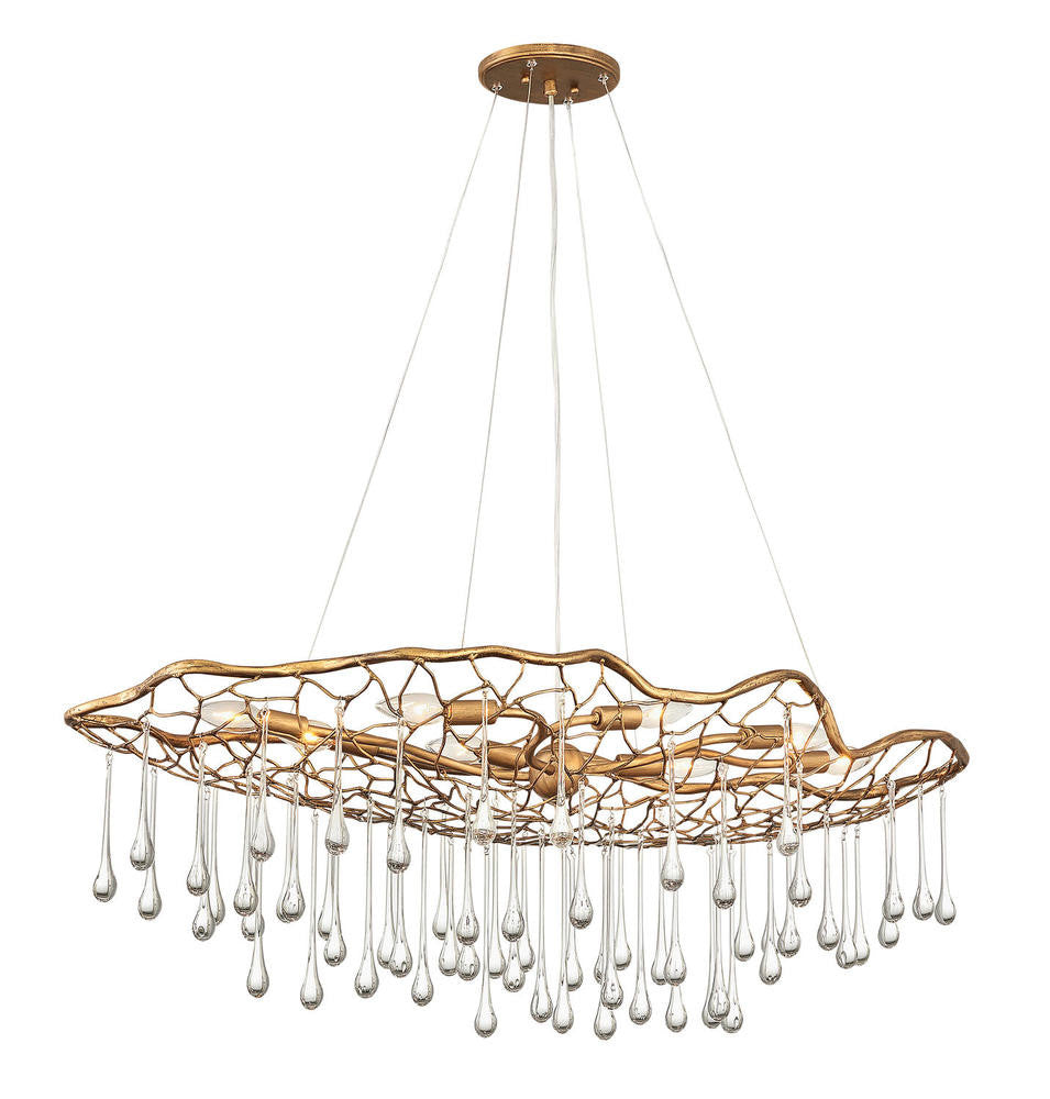 Hinkley Laguna Chandelier Gold, Steel, Burnished Gold