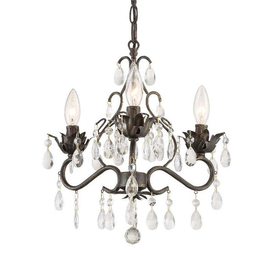 Crystorama Paris Market 3 Light Mini Chandelier