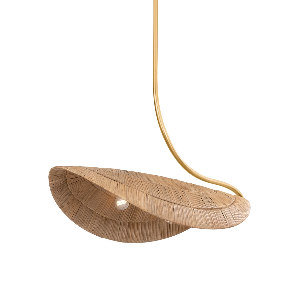 Corbett Medea Linear Chandelier Gold Leaf