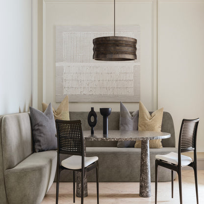 Capital Dunn Chandelier in Espresso Stain and Black