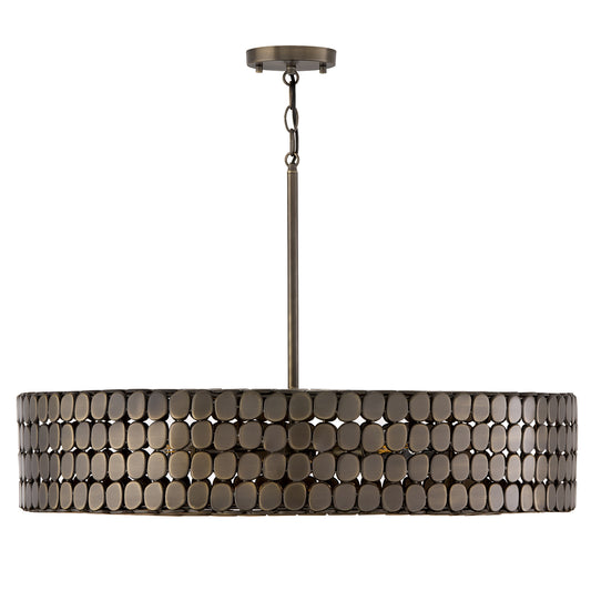 Capital Eliana Chandelier - Dark Brass