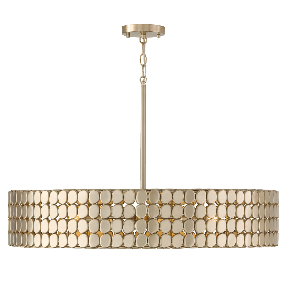Capital Eliana Chandelier - Champagne Brass