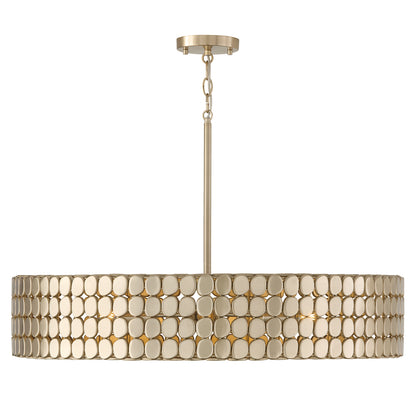 Capital Eliana Chandelier - Champagne Brass