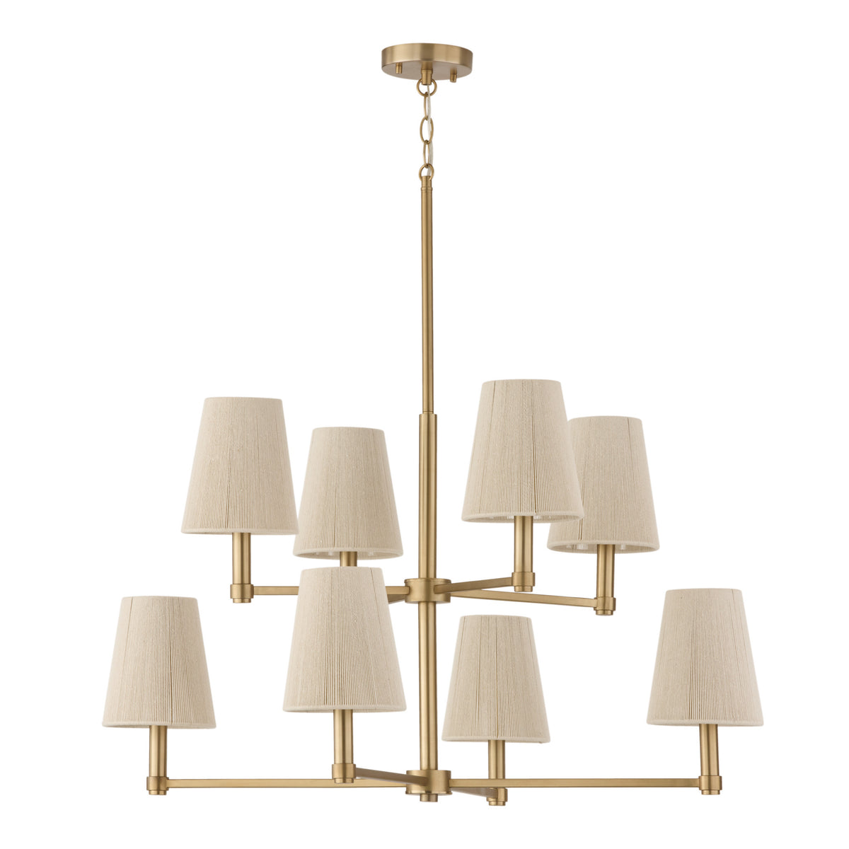 Capital Mira Two-Tier Chandelier in Matte Brass