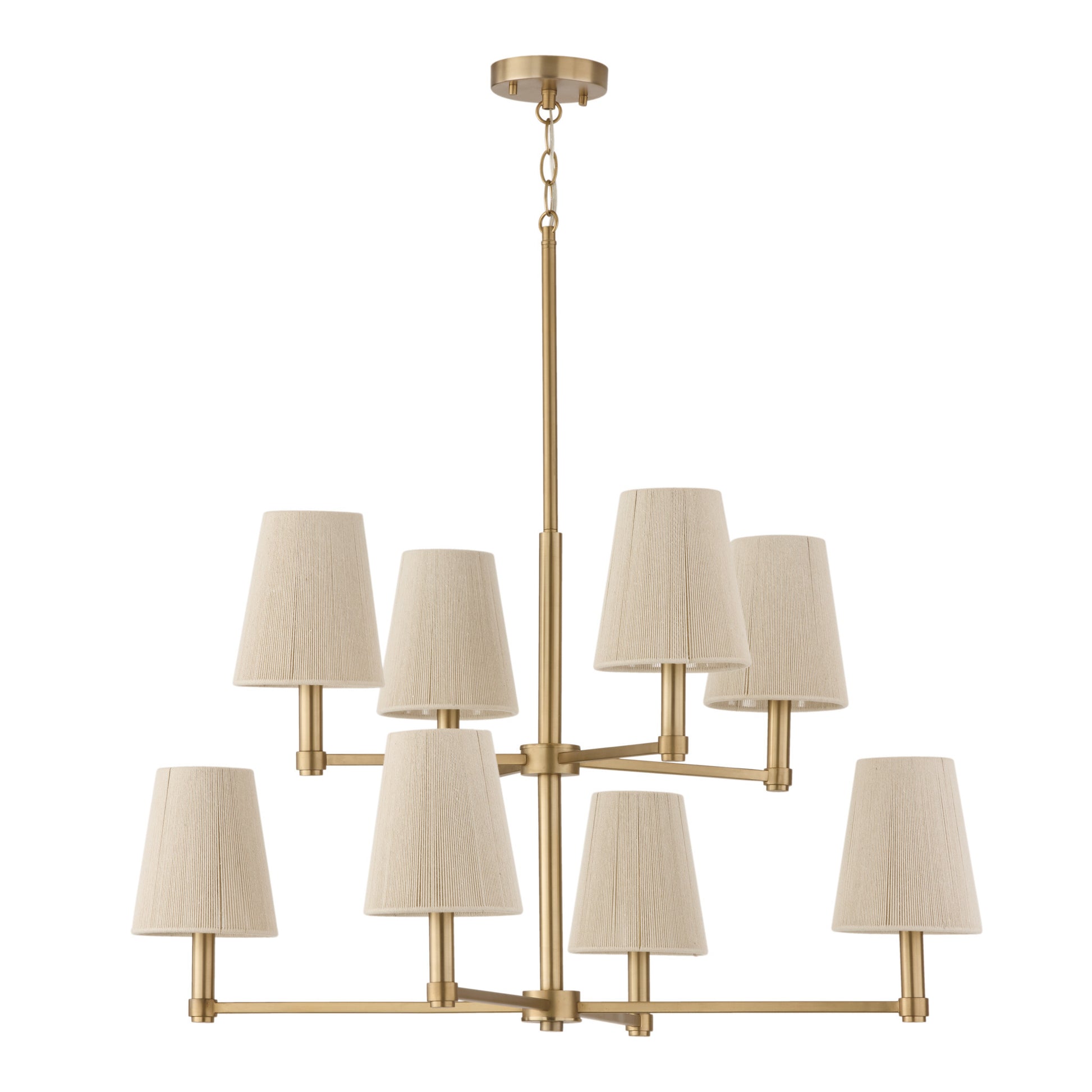 Capital Mira Two-Tier Chandelier in Matte Brass
