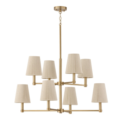 Capital Mira Two-Tier Chandelier in Matte Brass