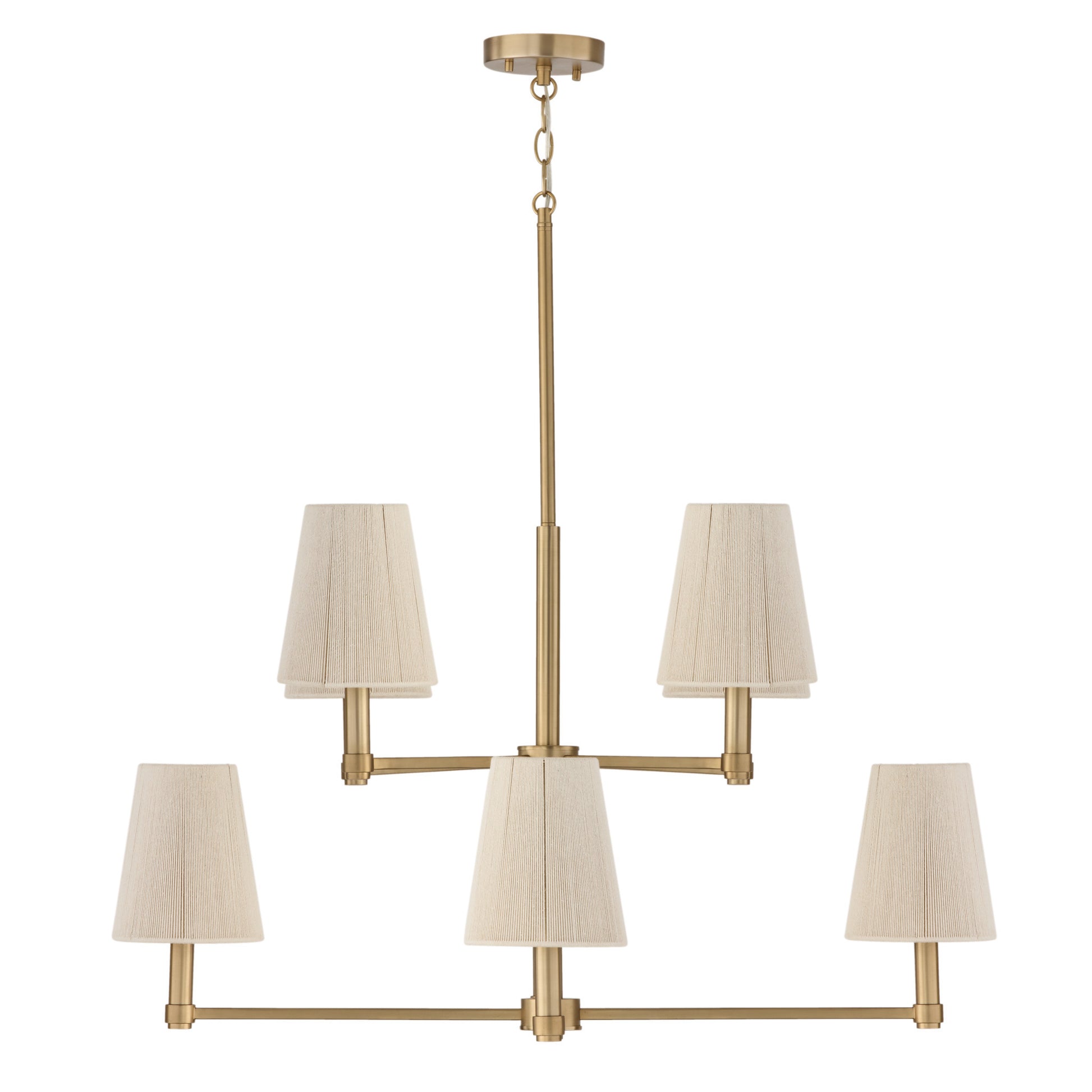 Capital Mira Two-Tier Chandelier in Matte Brass