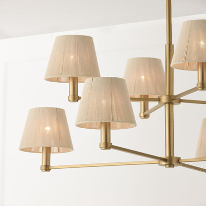 Capital Mira Two-Tier Chandelier in Matte Brass