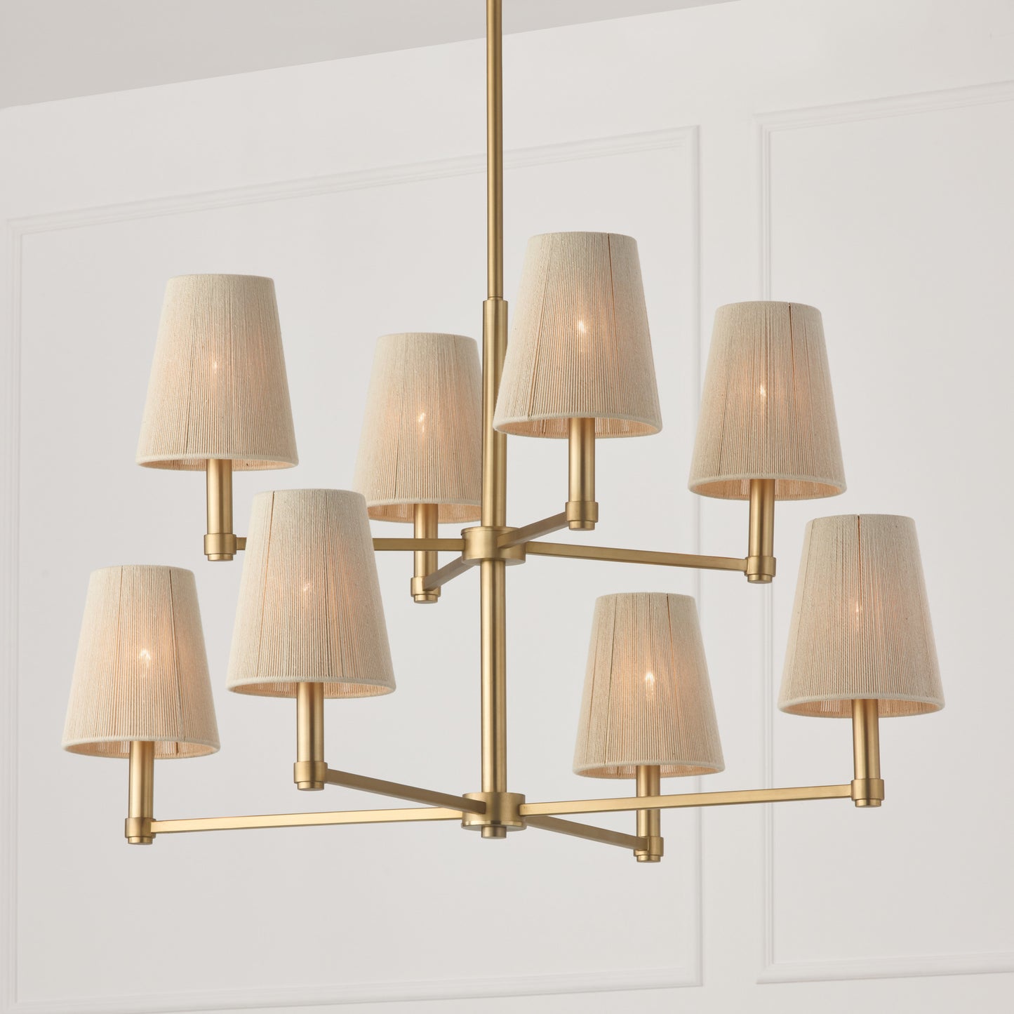 Capital Mira Two-Tier Chandelier in Matte Brass