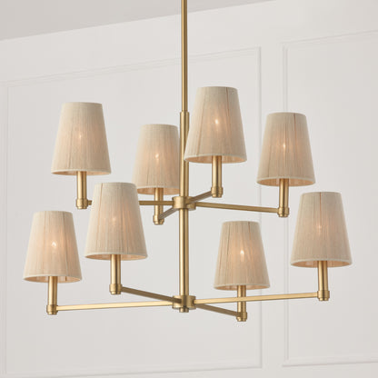 Capital Mira Two-Tier Chandelier in Matte Brass