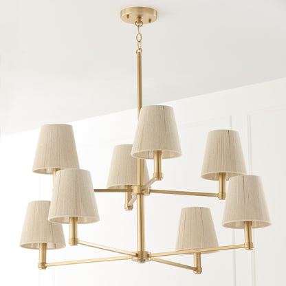 Capital Mira Two-Tier Chandelier in Matte Brass