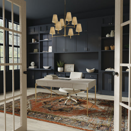 Capital Mira Two-Tier Chandelier in Matte Brass