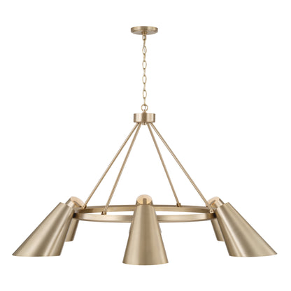 Capital Leo Chandelier in Matte Brass