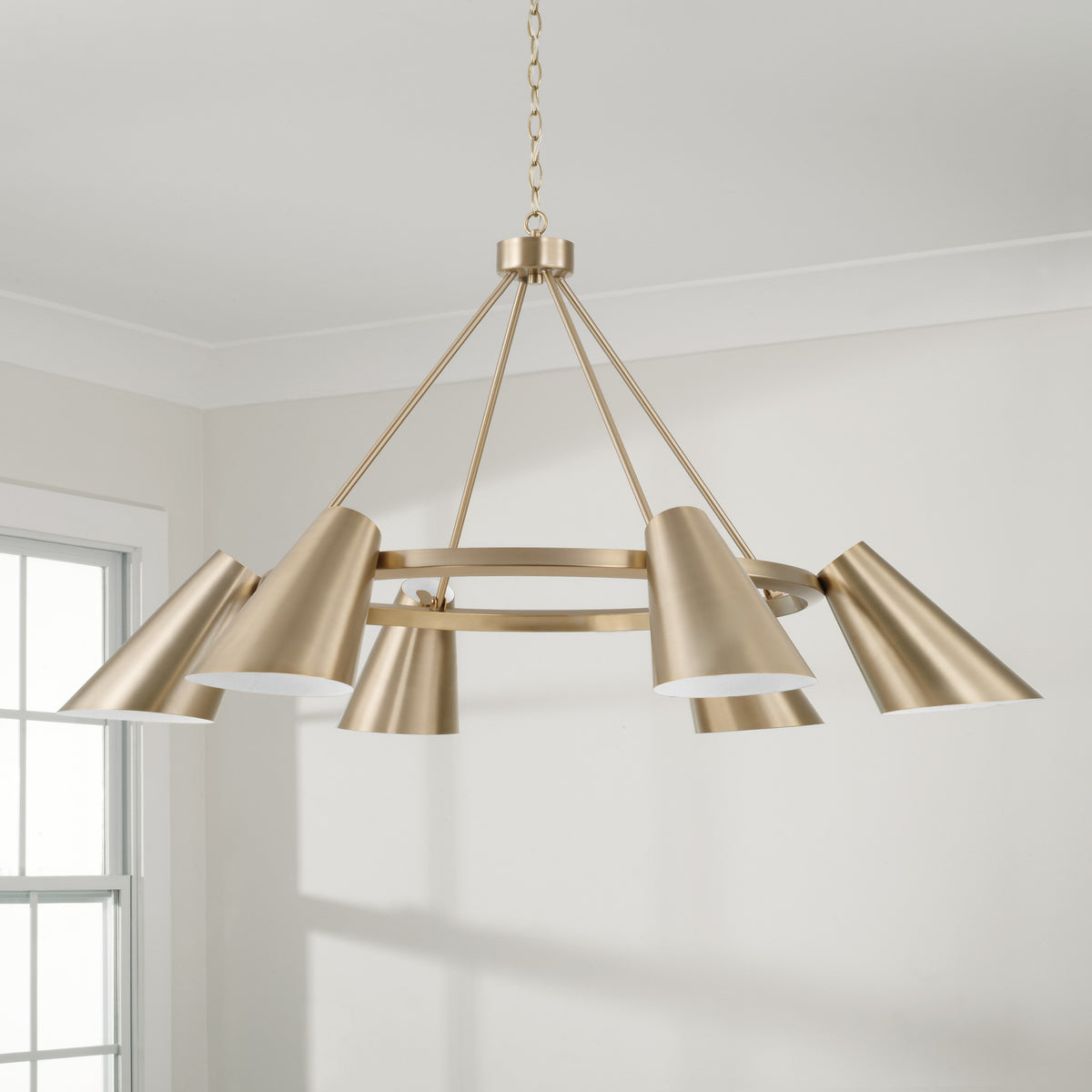 Capital Leo Chandelier in Matte Brass