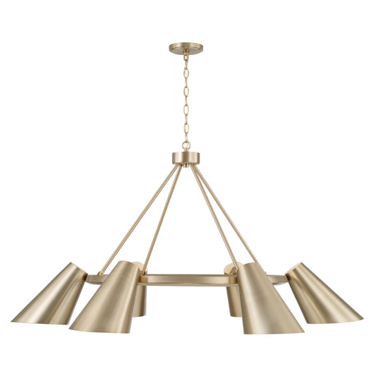 Capital Leo Chandelier in Matte Brass