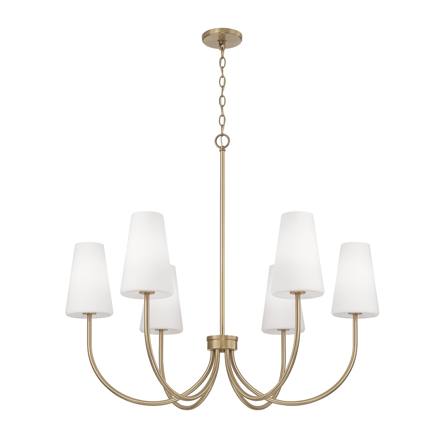 Capital Averitt Medium Chandelier - Aged Brass
