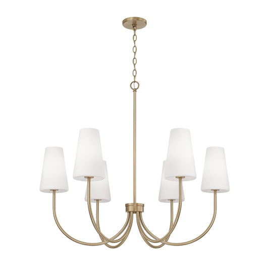 Capital Averitt Medium Chandelier - Aged Brass
