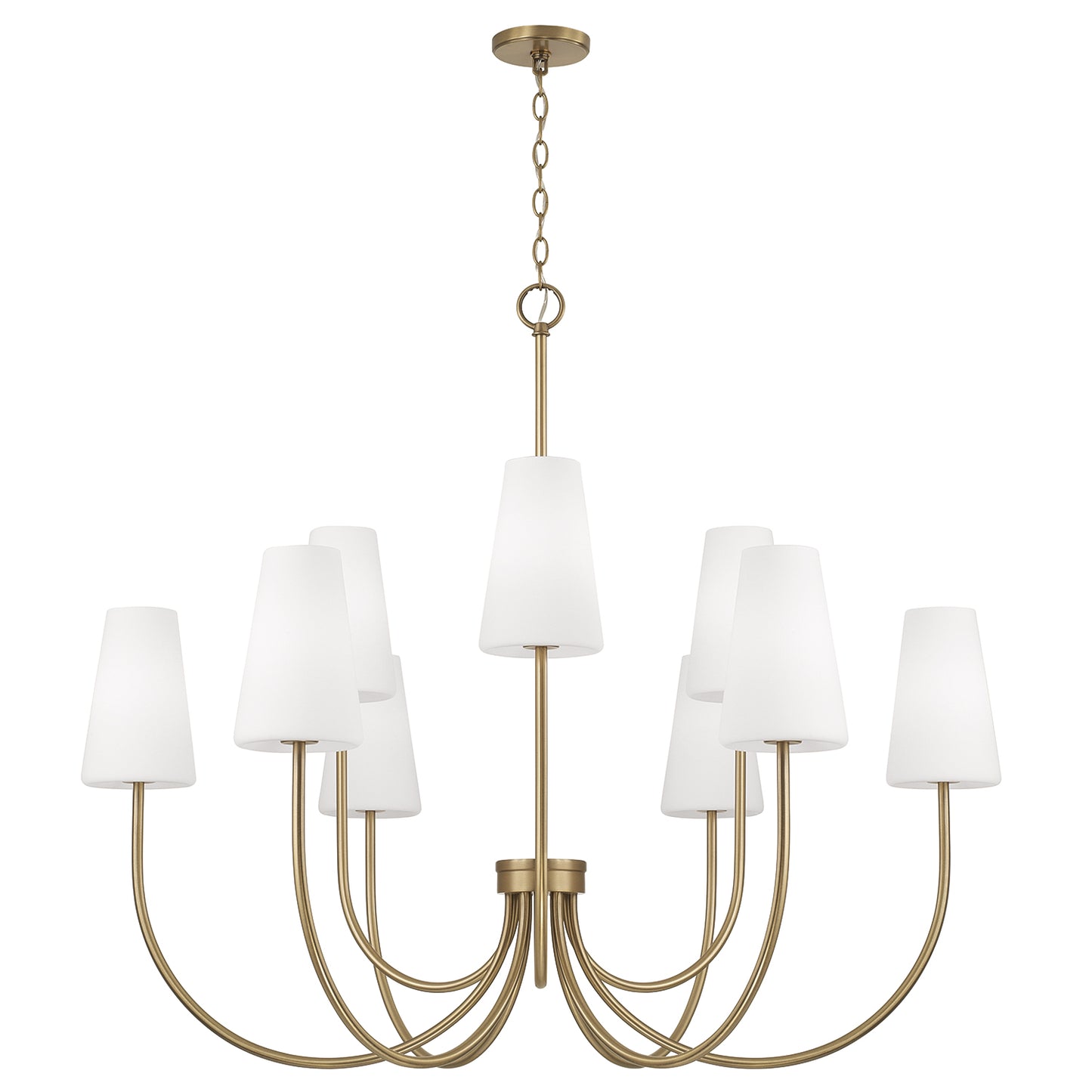 Capital Averitt Grand Two-Tier Chandelier - Aged Brass
