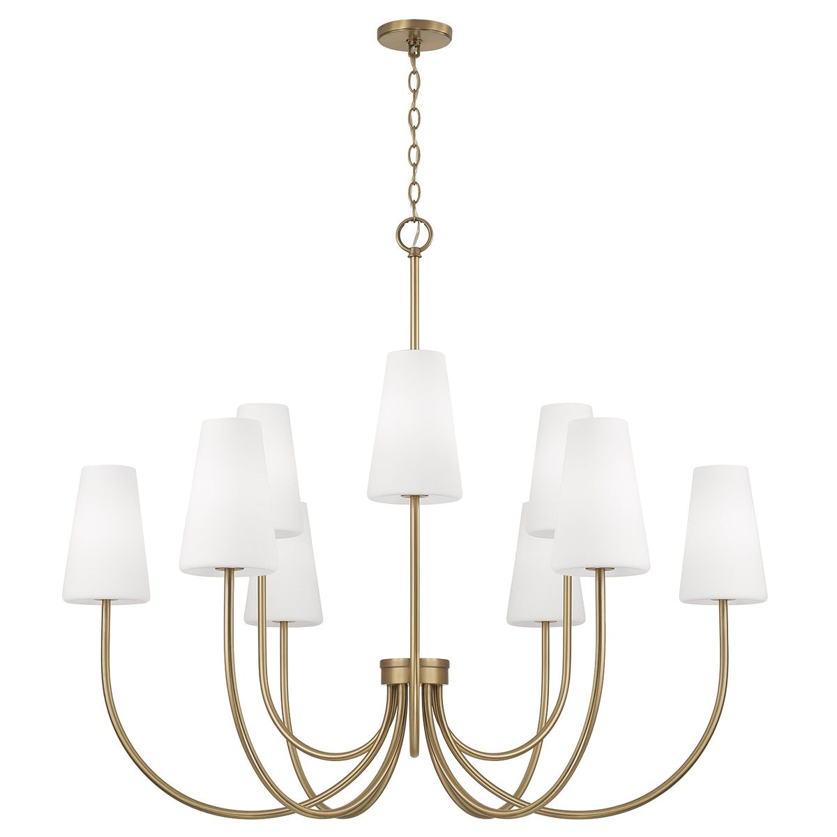 Capital Averitt Grand Two-Tier Chandelier - Aged Brass