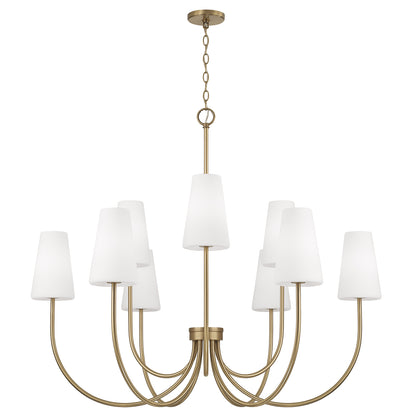 Capital Averitt Grand Two-Tier Chandelier - Aged Brass