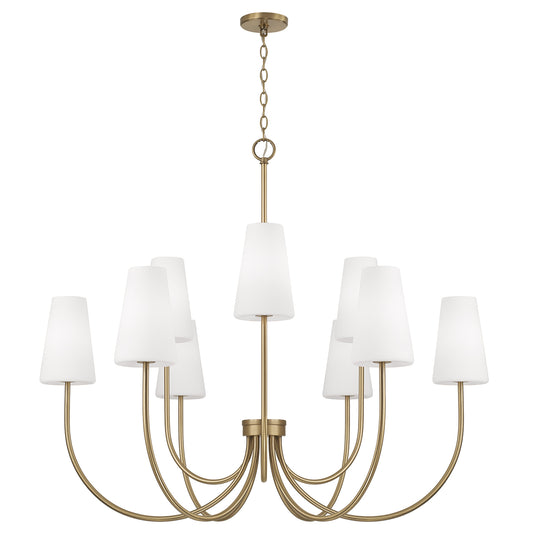 Capital Averitt Grand Two-Tier Chandelier - Aged Brass