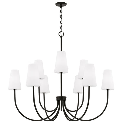 Capital Averitt Grand Two-Tier Chandelier - Matte Black