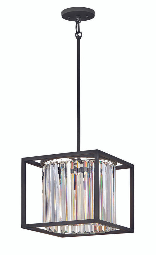 Hinkley Giada Down Mini Pendant Black, Steel