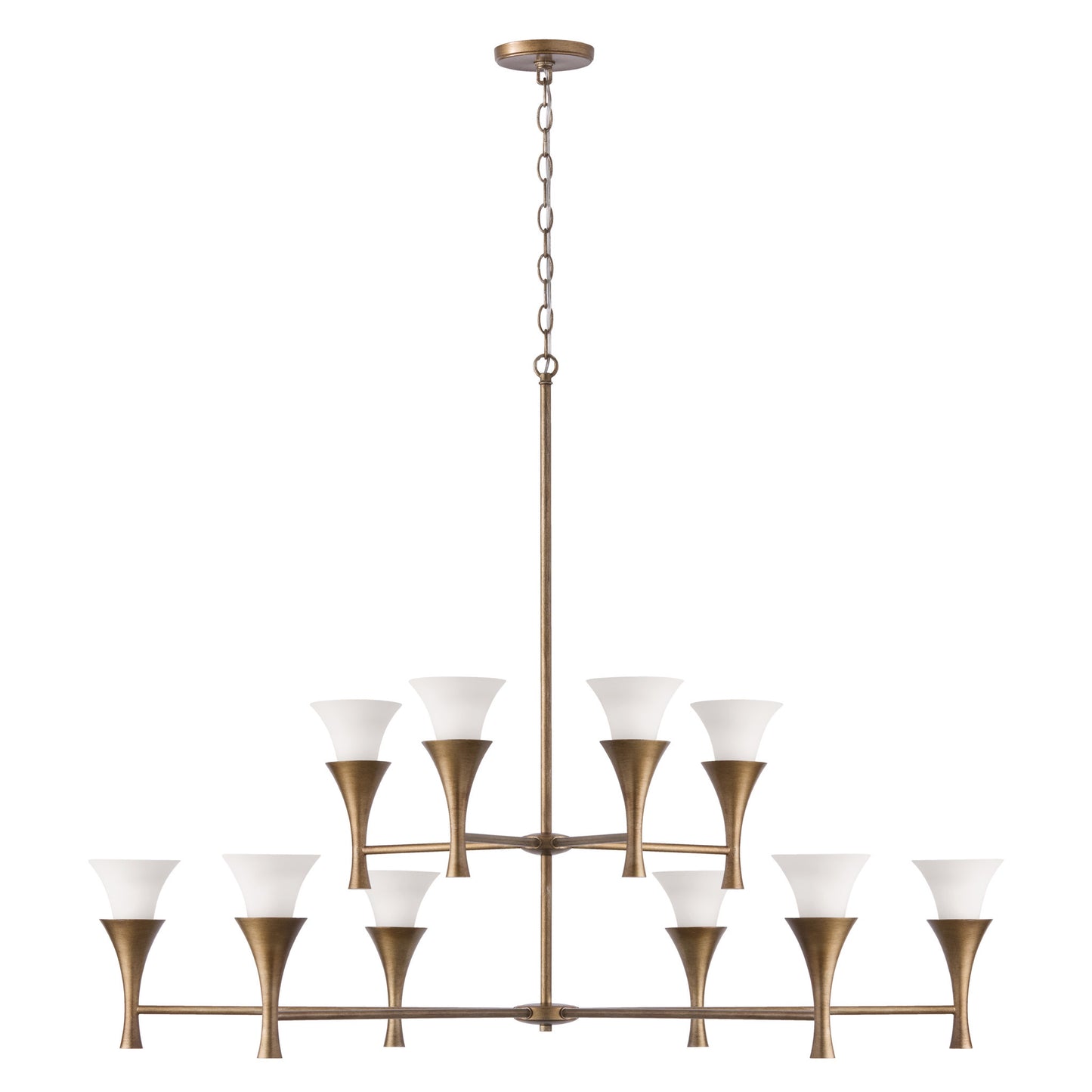 Capital Nola Two-Tier Chandelier in Mystic Luster