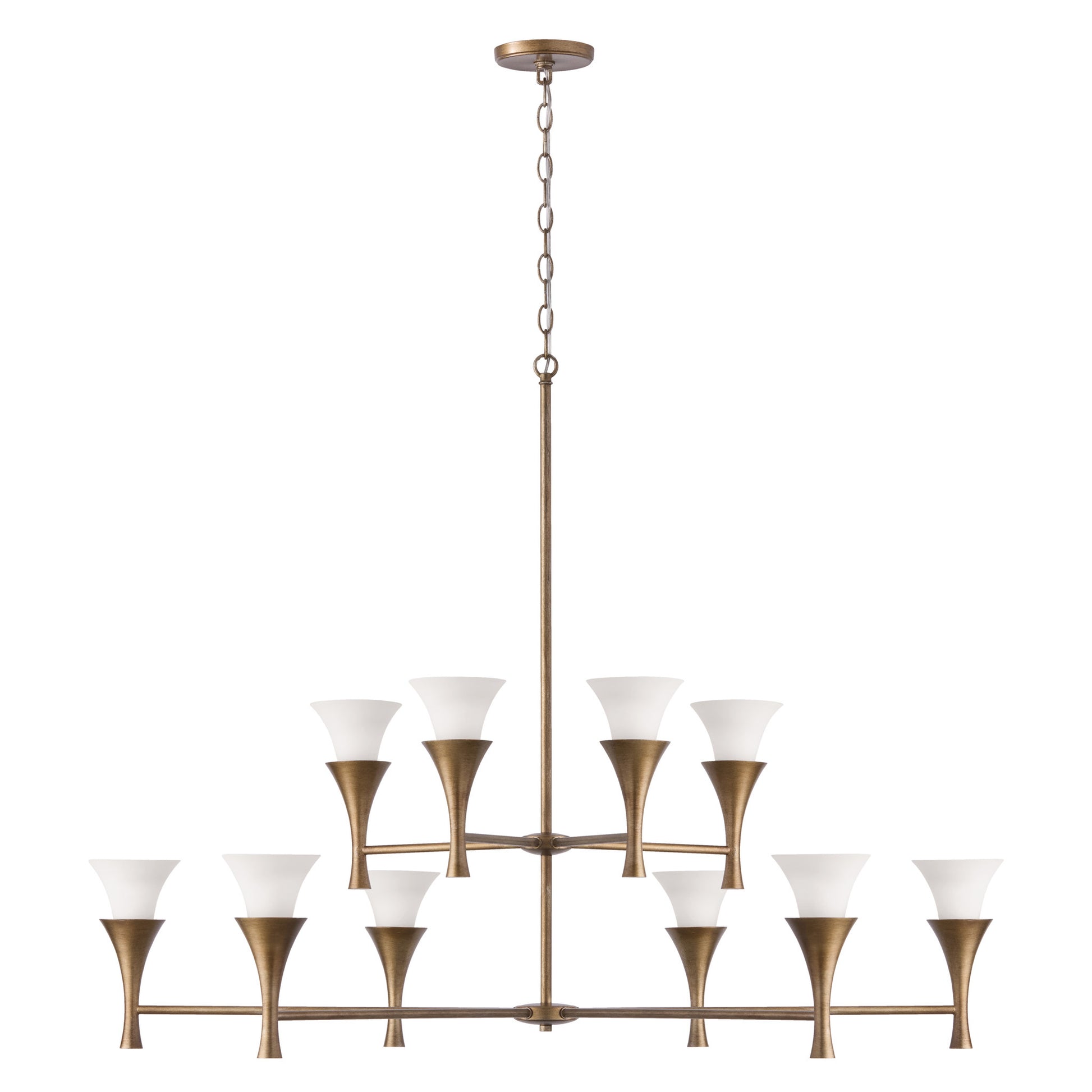 Capital Nola Two-Tier Chandelier in Mystic Luster