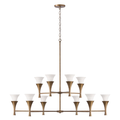 Capital Nola Two-Tier Chandelier in Mystic Luster