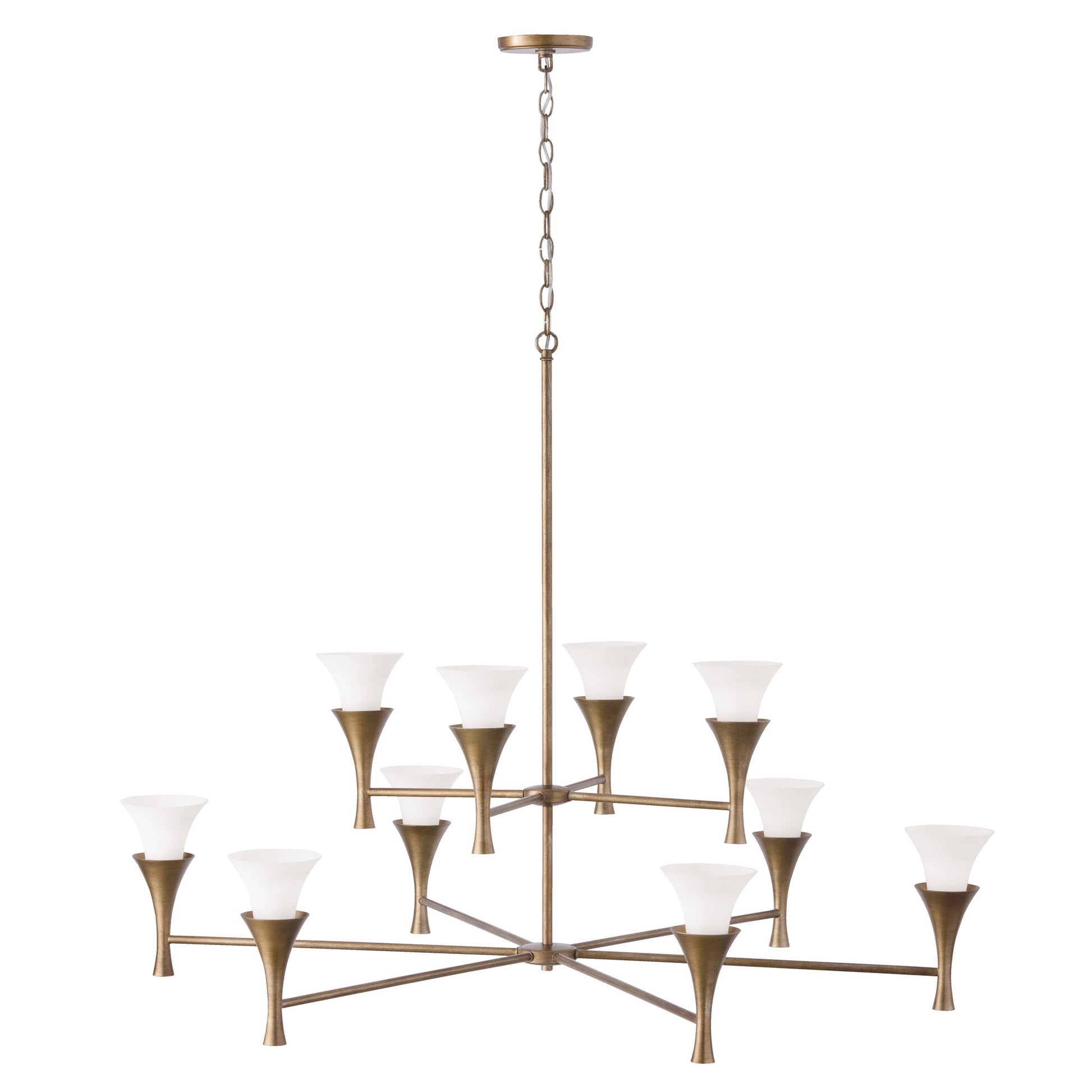Capital Nola Two-Tier Chandelier in Mystic Luster