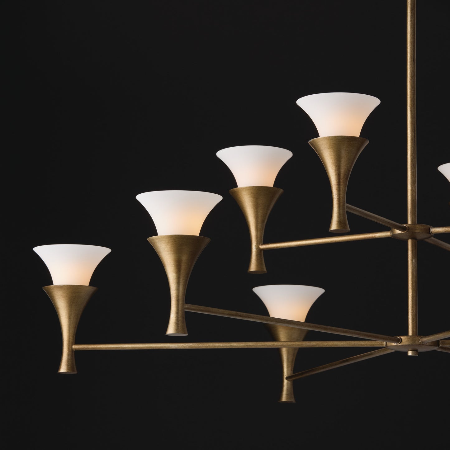 Capital Nola Two-Tier Chandelier in Mystic Luster