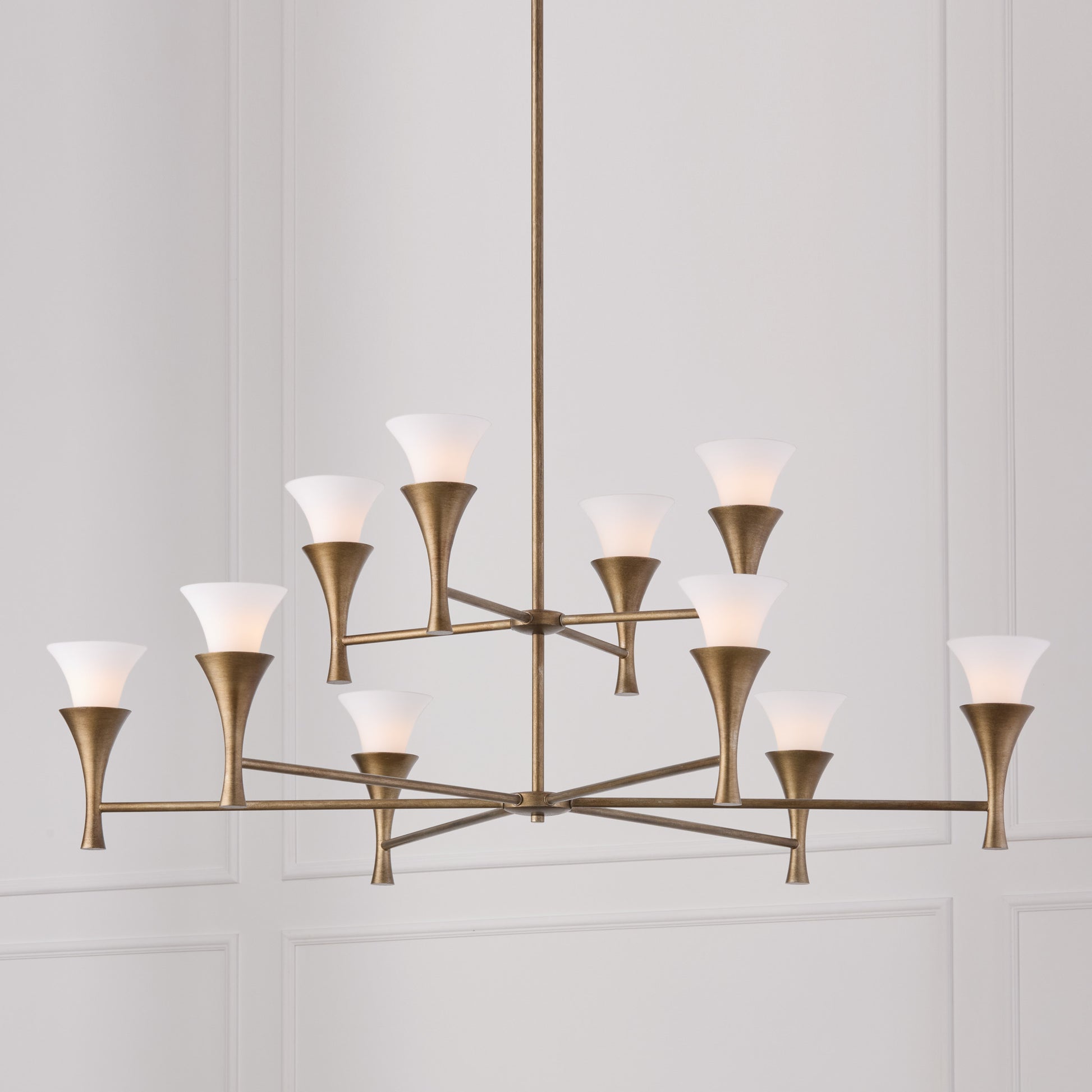 Capital Nola Two-Tier Chandelier in Mystic Luster