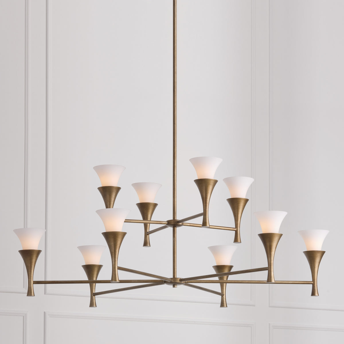 Capital Nola Two-Tier Chandelier in Mystic Luster