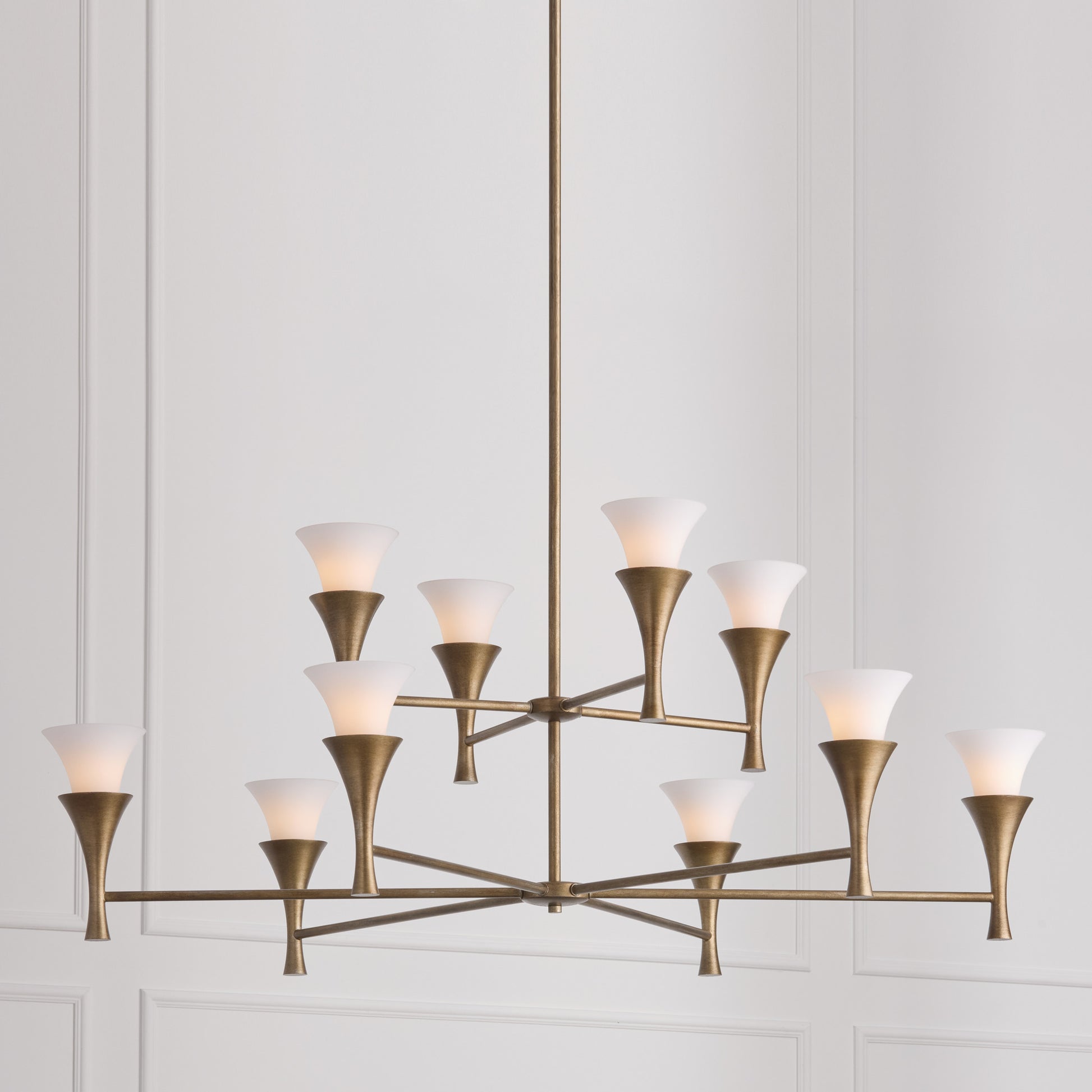 Capital Nola Two-Tier Chandelier in Mystic Luster