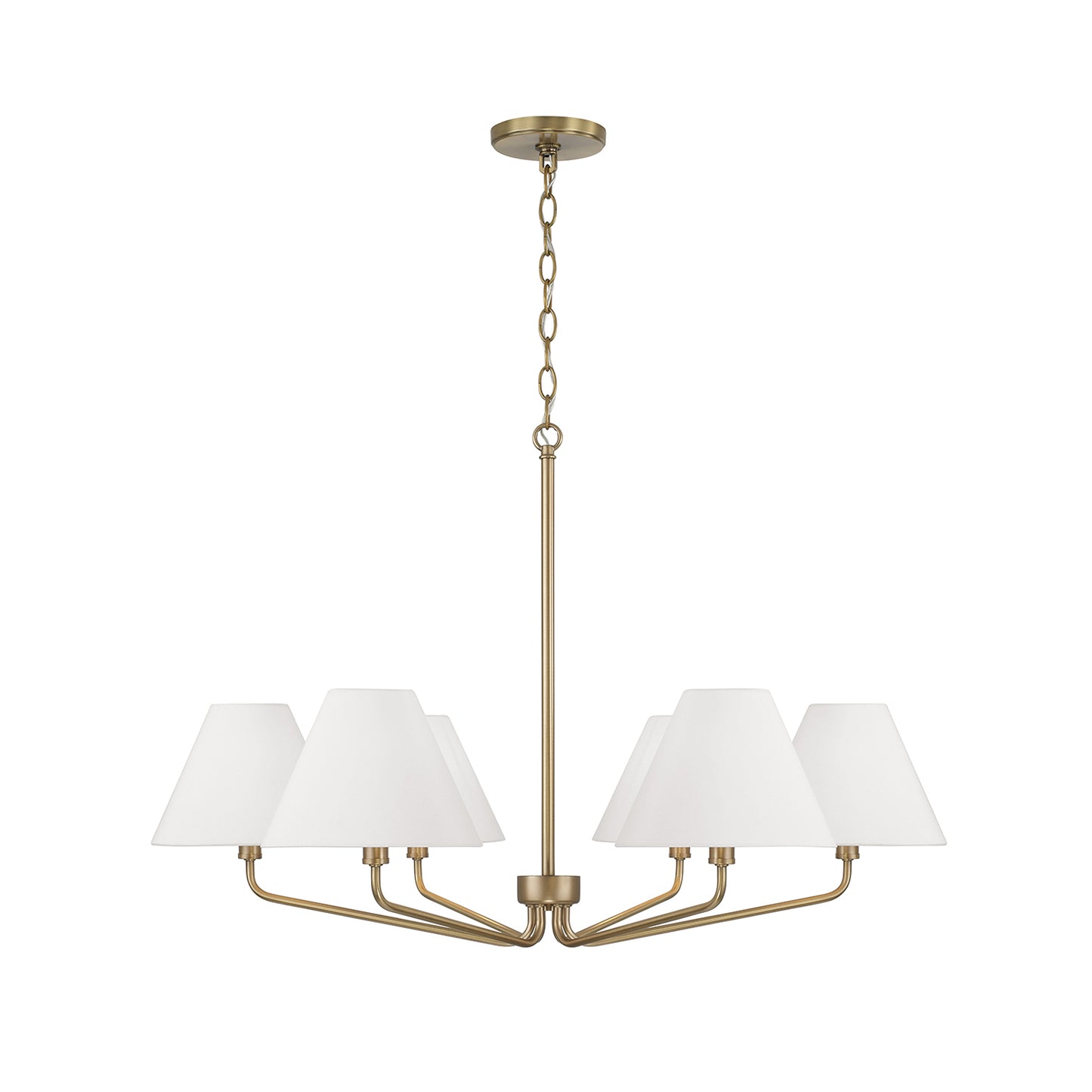 Capital Chadwick Medium Chandelier - Aged Brass